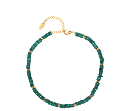 BOHÊME BEADS MALACHITE CHAIN