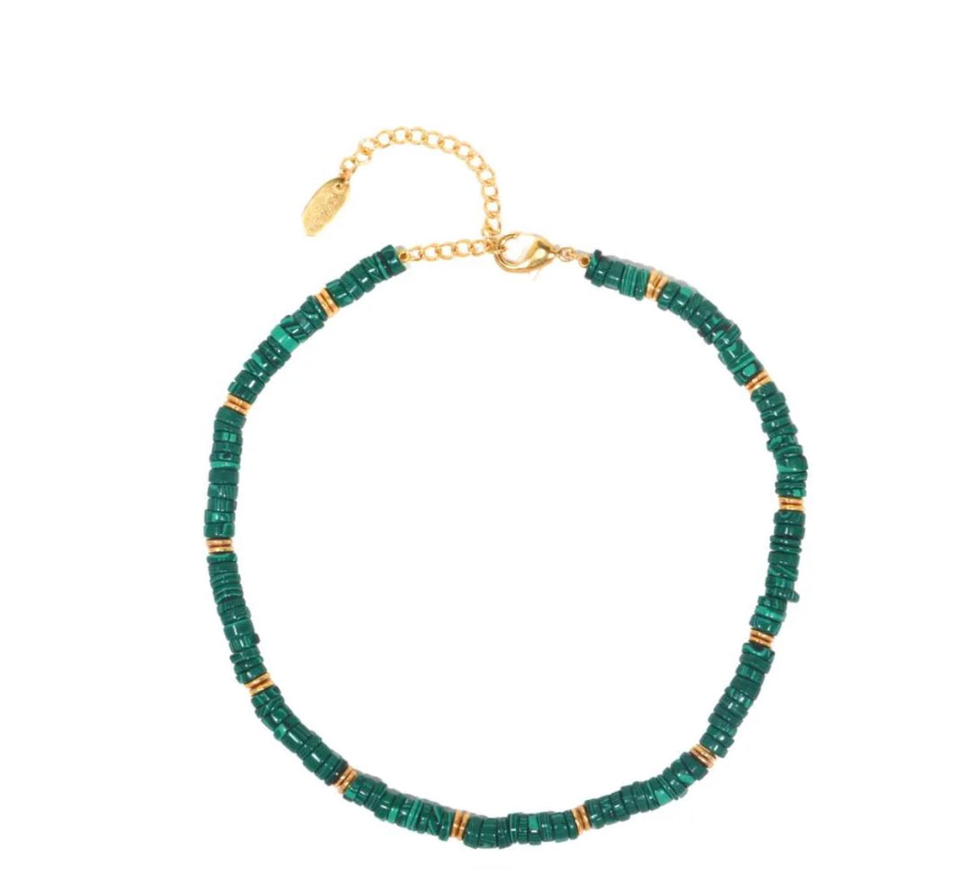 BOHÊME BEADS MALACHITE CHAIN