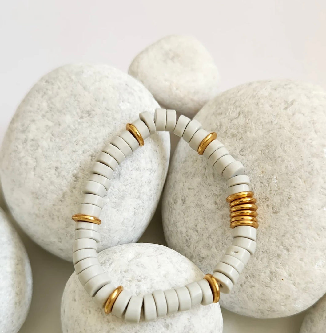 BOHÊME BEADS HOWLITE BRACELET