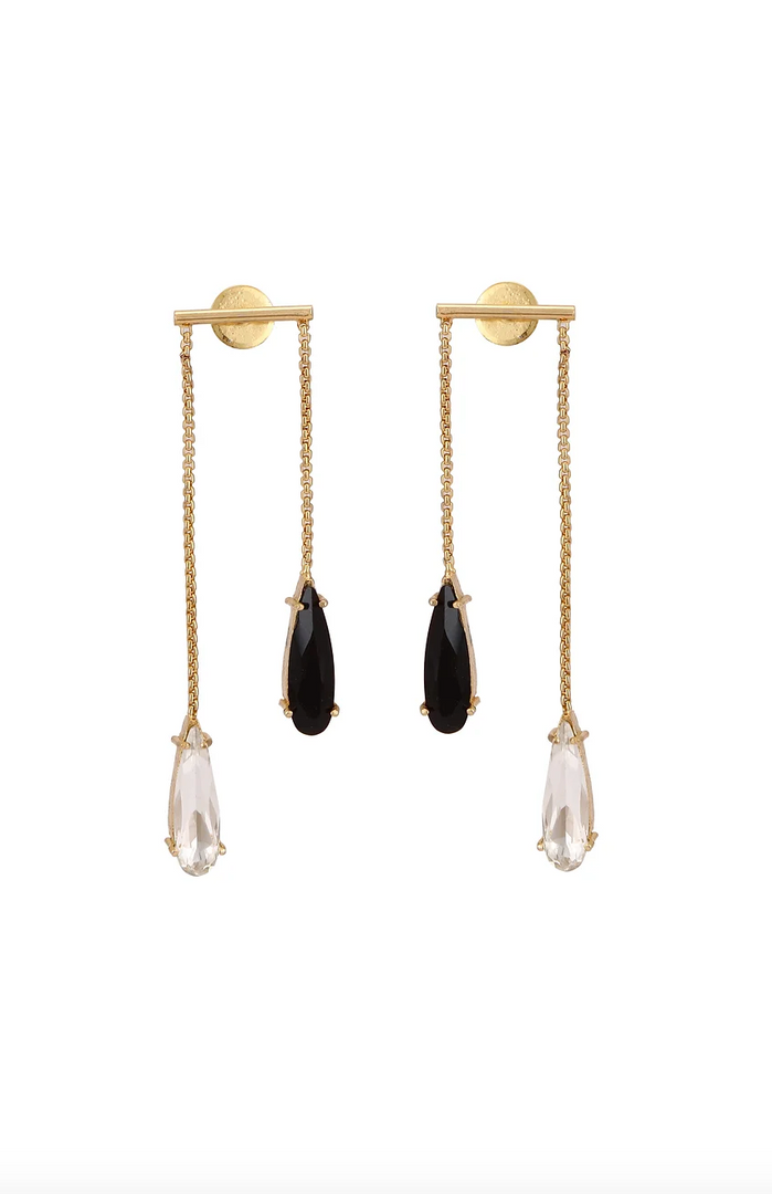 TWIN DROP EARRINGS