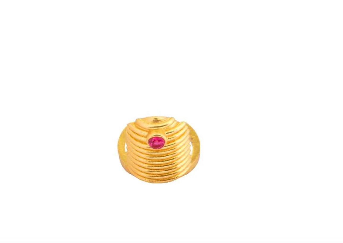 THE MARIA STUDDED NAIL RING SET