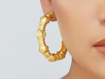 Load image into Gallery viewer, GLORY OF THE EAST CHUNKY HOOP EARRINGS
