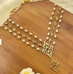 Load image into Gallery viewer, ANANTYA MULTI LAYERED PEARL NECKLACE
