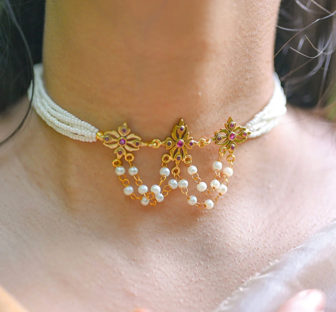 INDRA PEARL CHOKER