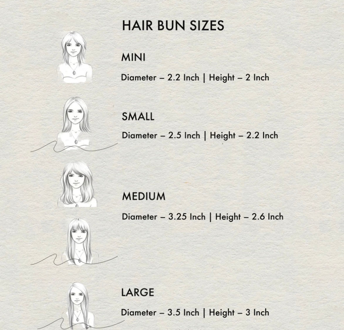 SWIRL  HAIR BUN