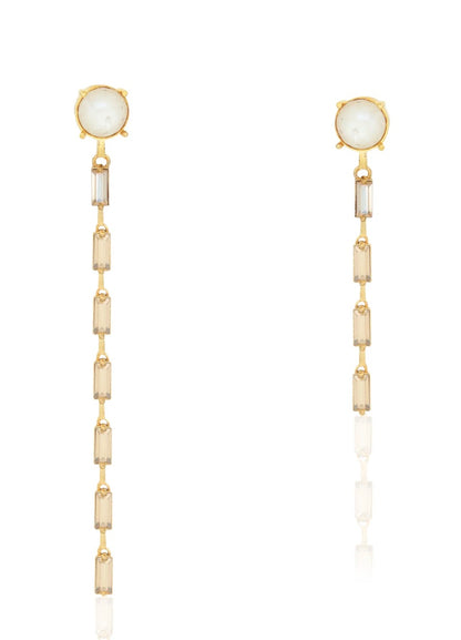 WOODY LAVENDER EARRING