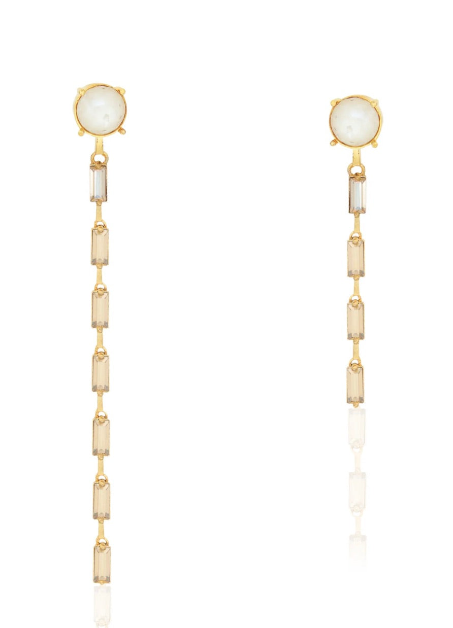 WOODY LAVENDER EARRING