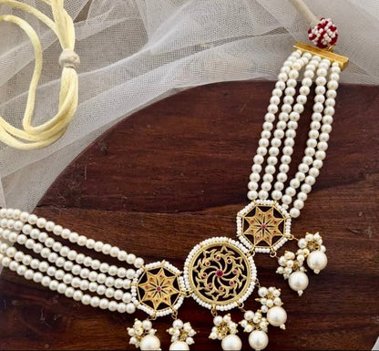 VRINDA PEARL NECKLACE