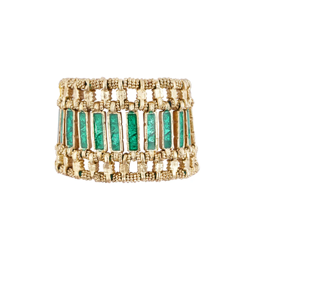 TURQUOISE QABEELA FALAK REVERSIBLE BRACELET