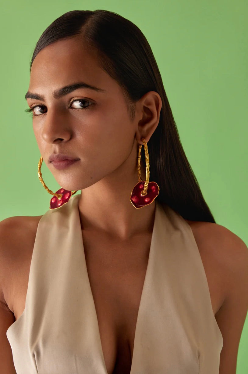 COLOR CRUSH MULTIWAY HOOPS - BURGUNDY