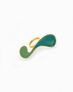 Load image into Gallery viewer, GREEN &amp; TURQUOISE SWIRL RING
