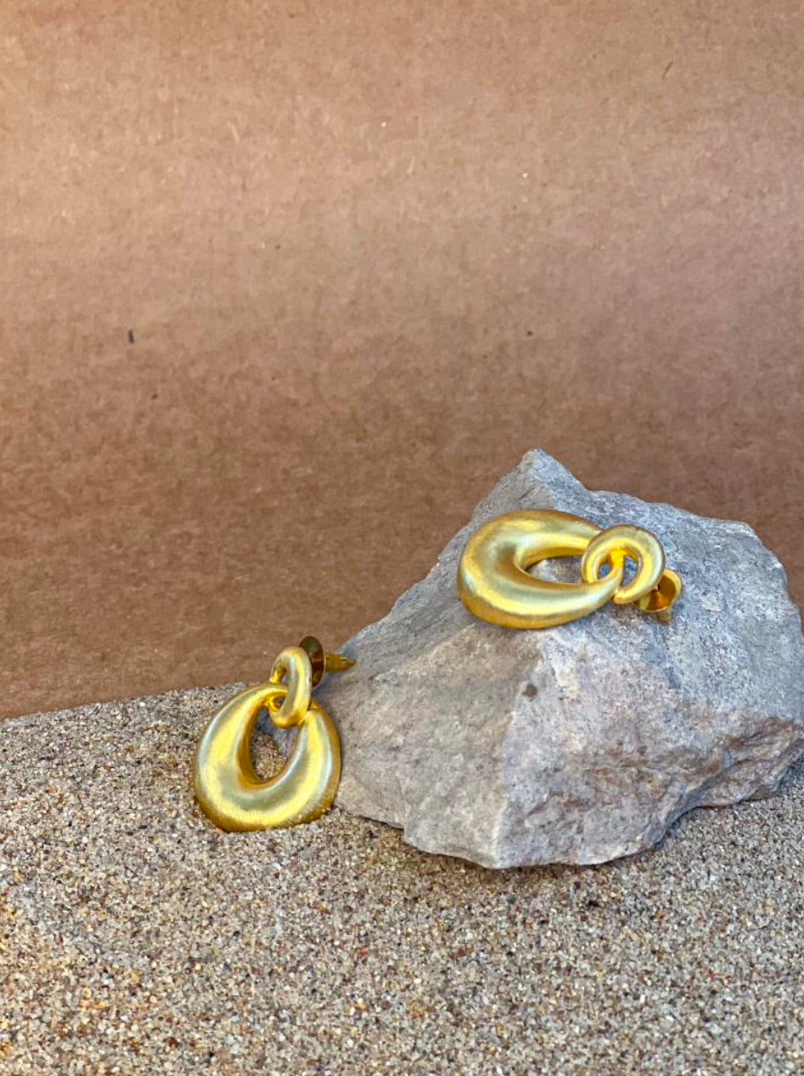 LINKED ORBIT EARRINGS