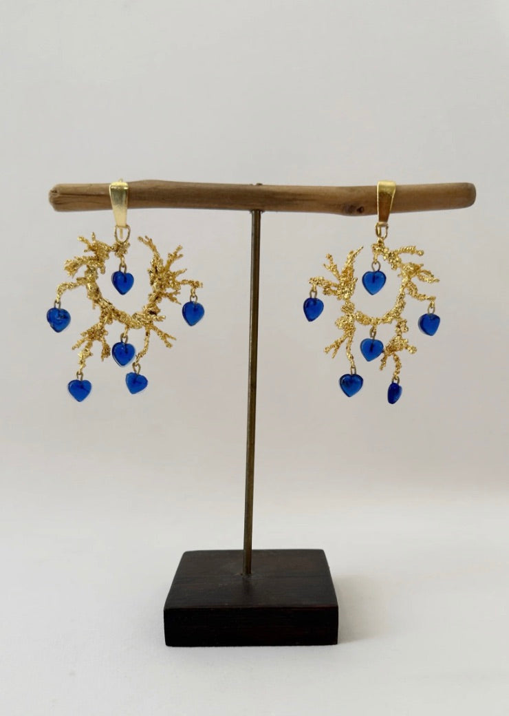 UNTAMED HEART CHANDELIERS - BLUE
