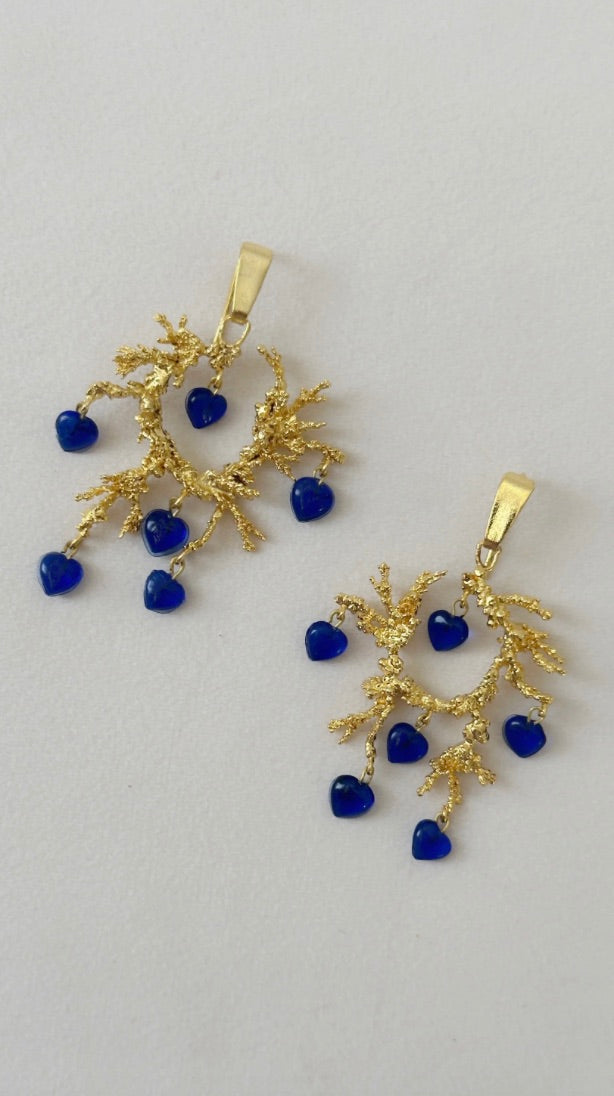 UNTAMED HEART CHANDELIERS - BLUE