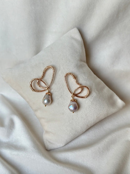 WINGS OF SPRING - WIREFRAME EARRINGS