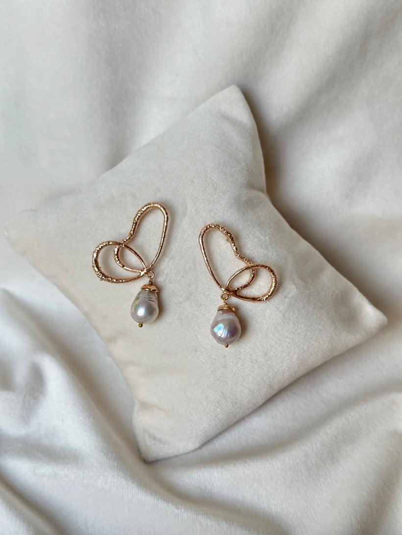 WINGS OF SPRING - WIREFRAME EARRINGS