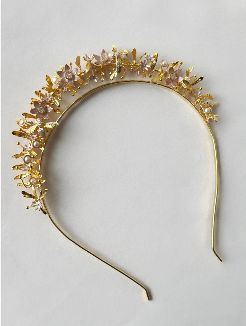 LOTUS BLOOMS TIARA HAIRBAND