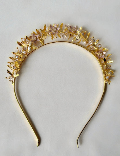 LOTUS BLOOMS TIARA HAIRBAND