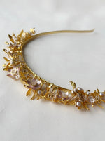 Load image into Gallery viewer, LOTUS BLOOMS TIARA HAIRBAND
