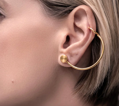 ARC-HEMEDES EARRINGS - PAIR WITH STUDS