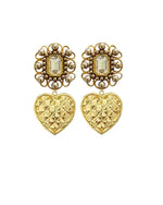 Load image into Gallery viewer, FILIGREE HEART DROPS
