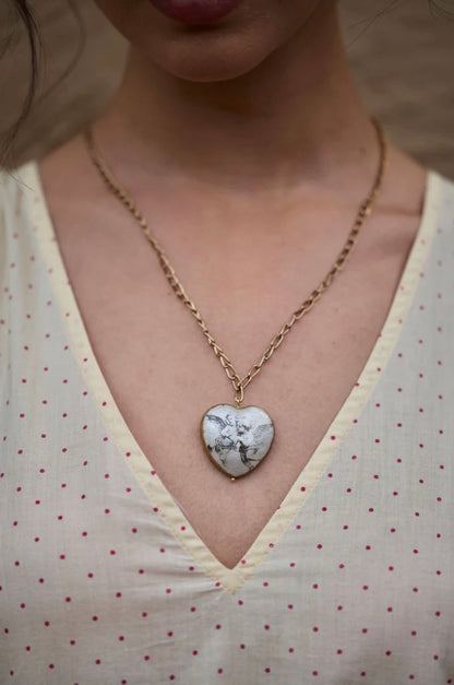 NOIR CUPID NECKLACE
