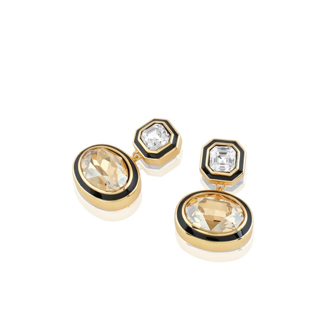 OCEANUS MOCHA DANGLER EARRINGS
