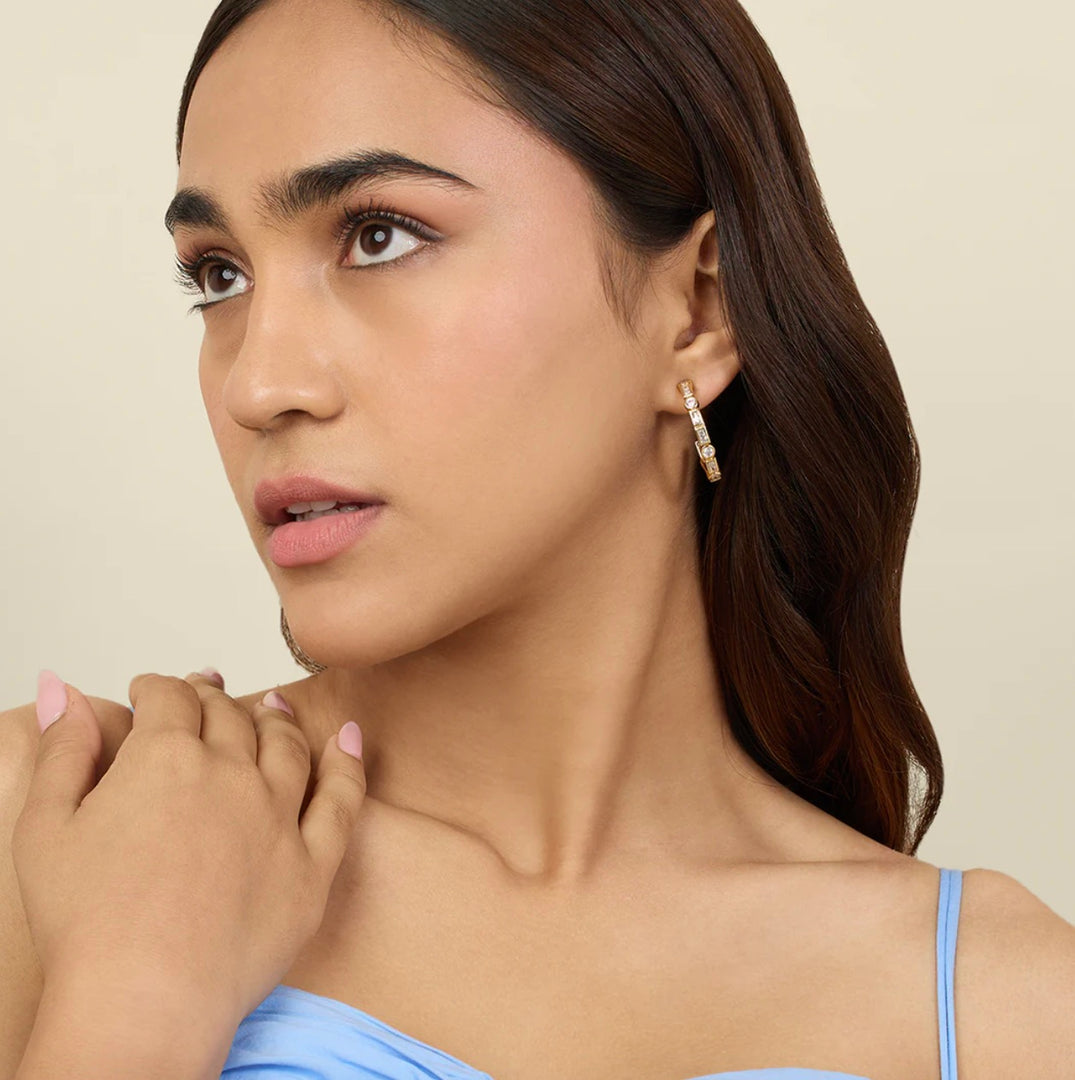 SUMMER CRYSTAL HOOPS