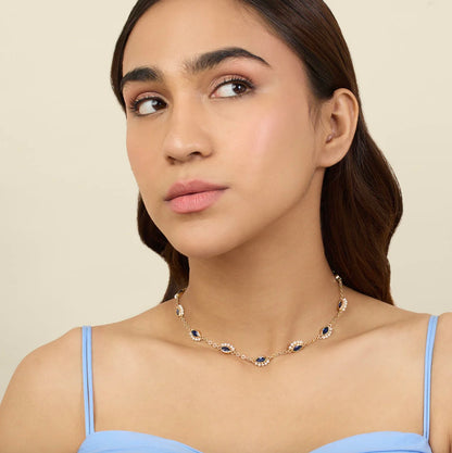 SUMMER EYES CHOKER NECKLACE