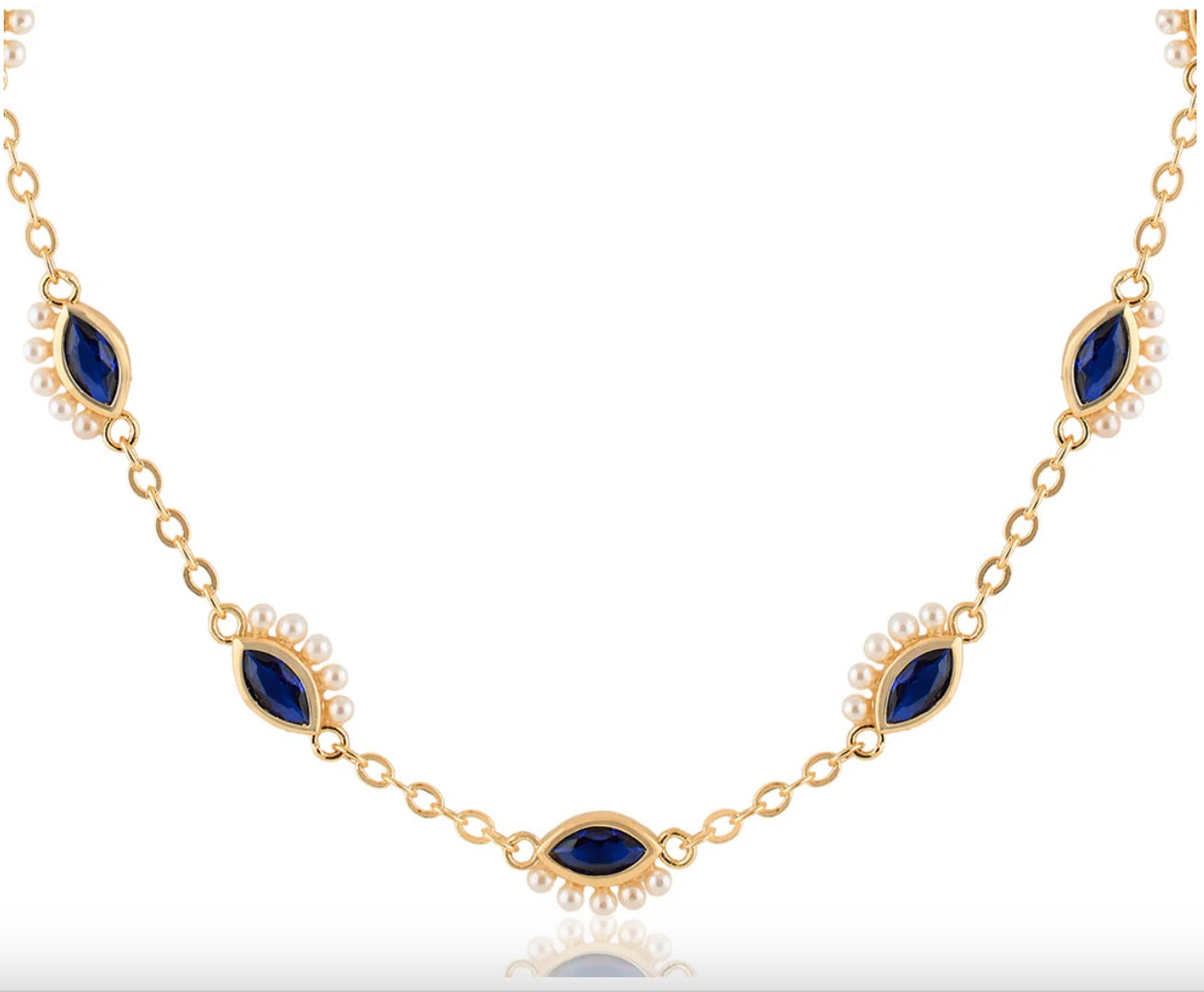SUMMER EYES CHOKER NECKLACE