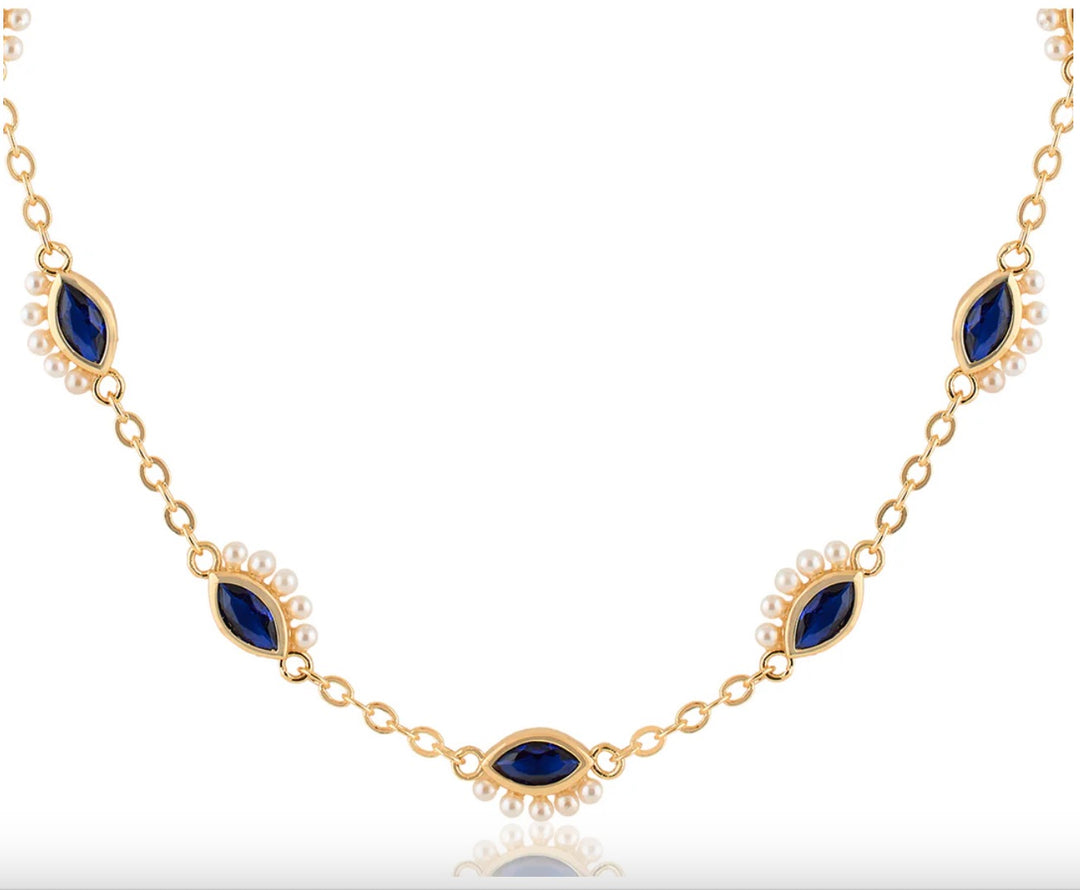 SUMMER EYES CHOKER NECKLACE