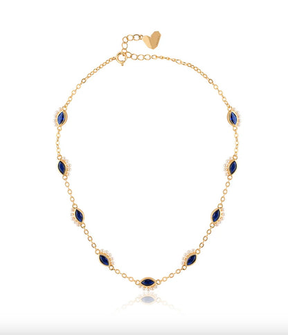 SUMMER EYES CHOKER NECKLACE