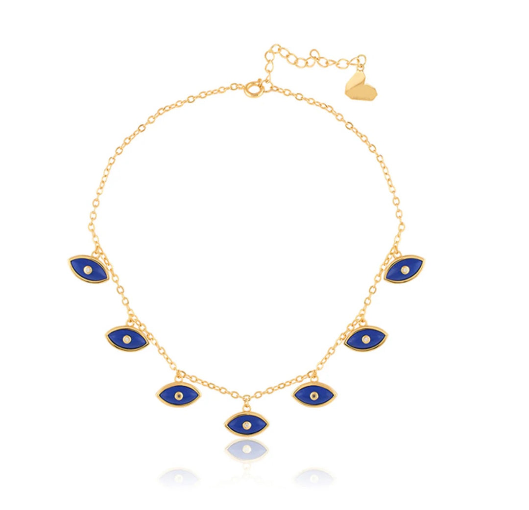 SUMMER EYES CHARM NECKLACE