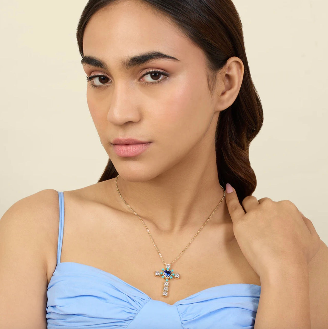 CROSS MY HEART NECKLACE