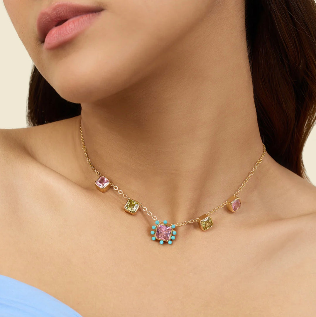NEON CANDY CHARM NECKLACE