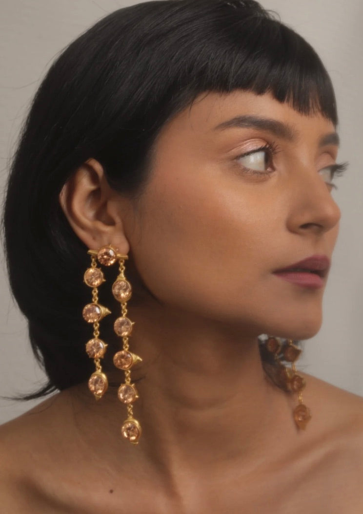 ESTRELLA CHAMPANGE EARRINGS
