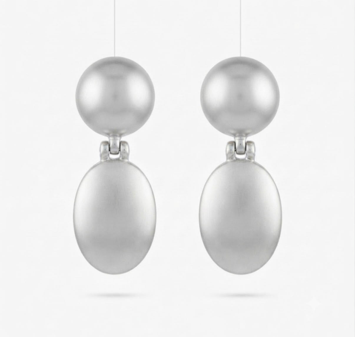 Solis Dual-Sphere Drop Earrings