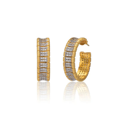 Statement Stepped Hoops