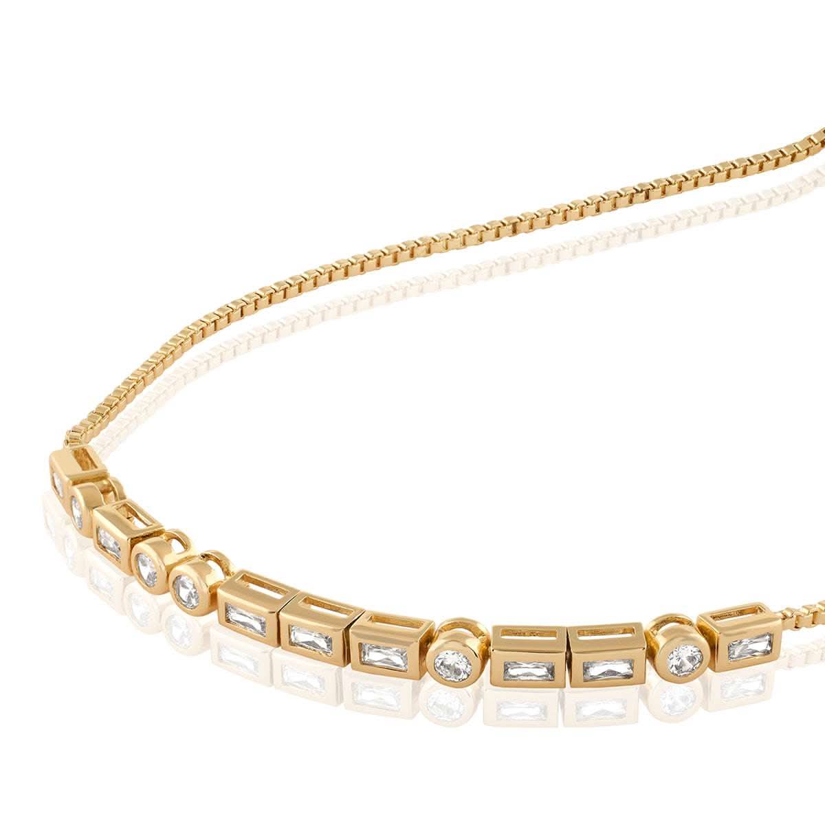 Summer Crystal Bolo Bracelet