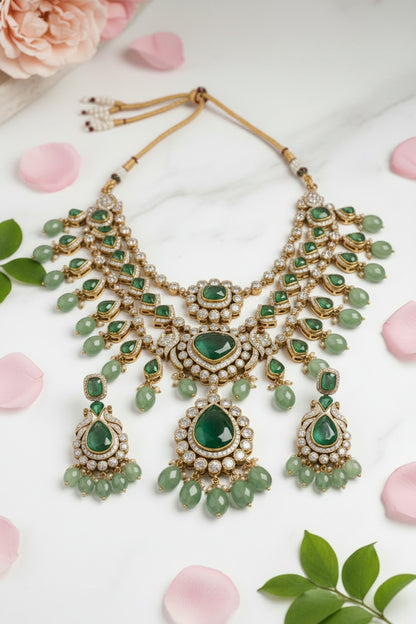 The Emerald Majesty Bridal Set