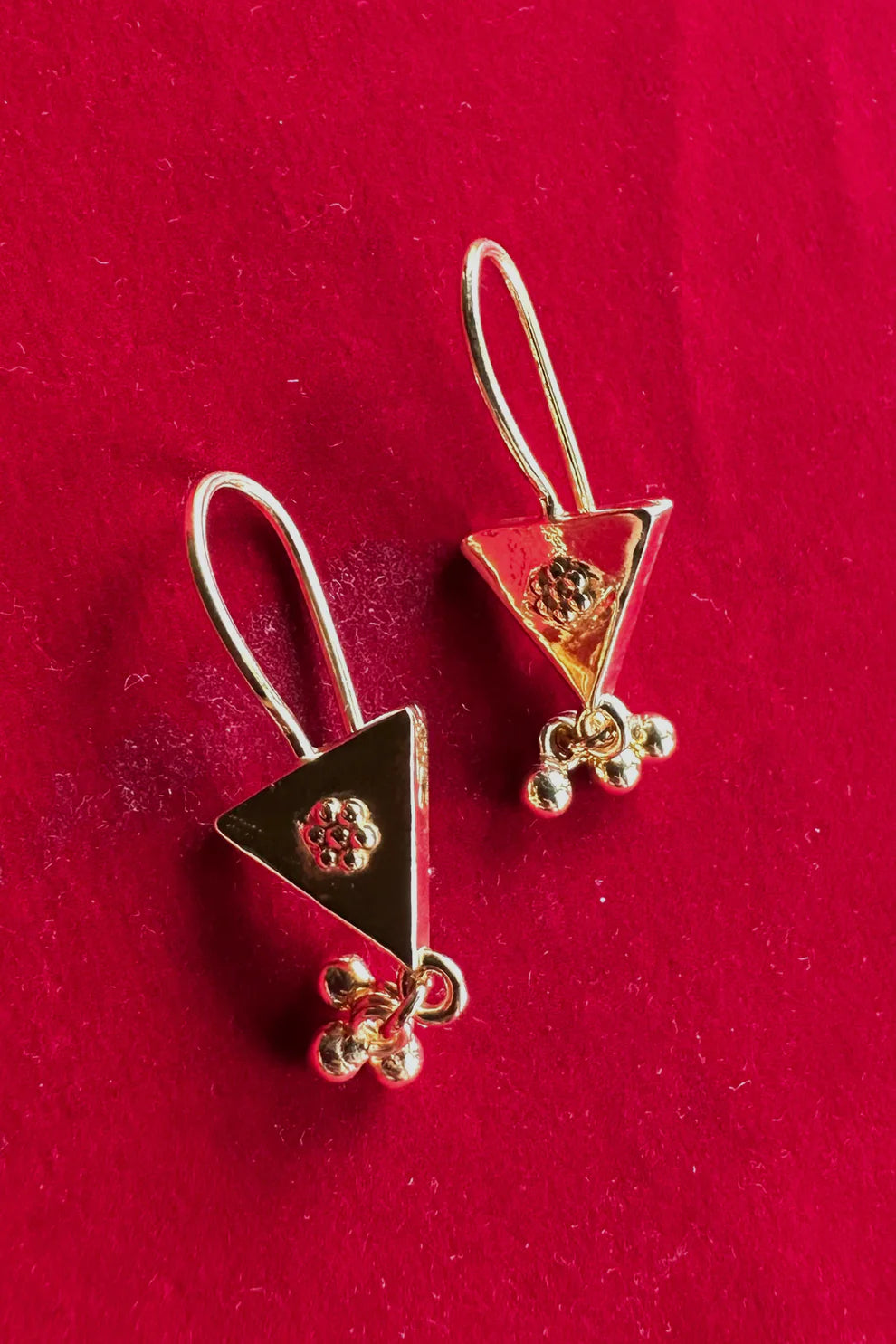 Trinetra Baali Earrings 18k gold plated