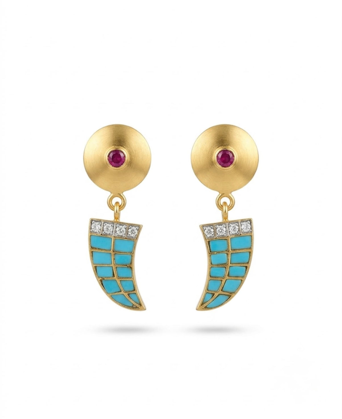 Turquoise Bagh Earrings