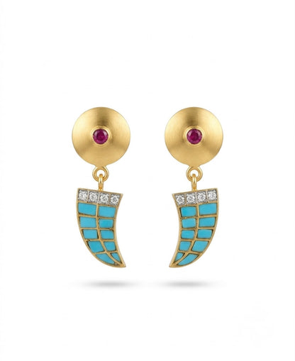 Turquoise Bagh Earrings