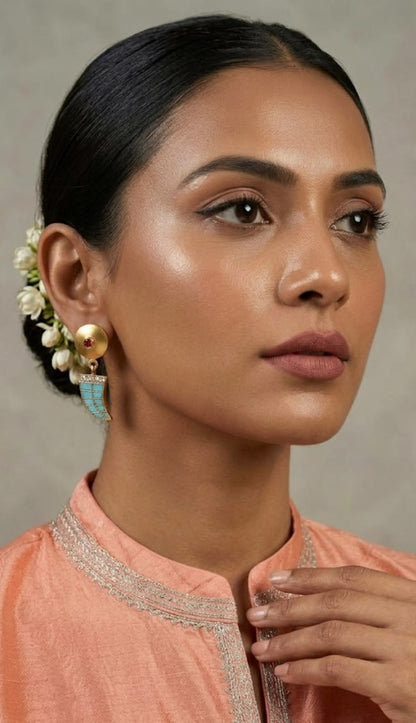 Turquoise Bagh Earrings