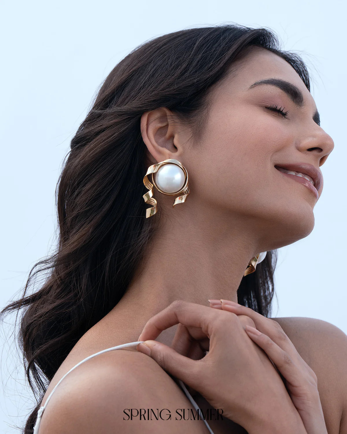 Twiddle Pearl Studs