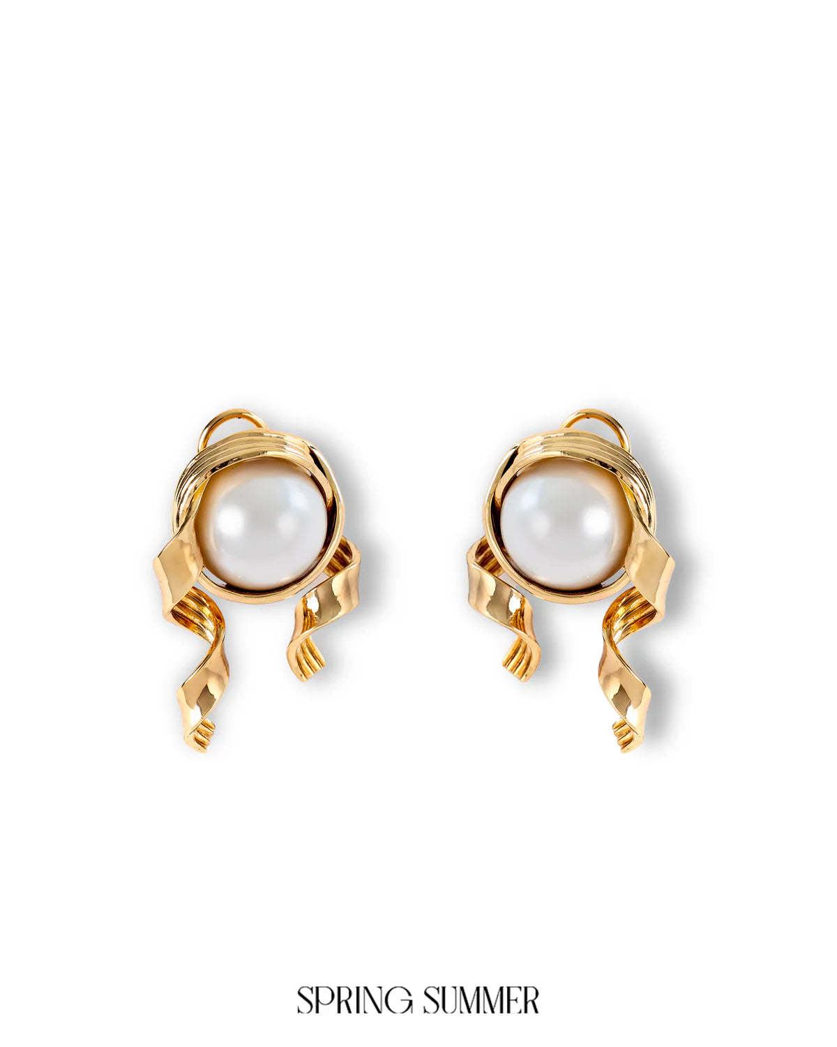 Twiddle Pearl Studs