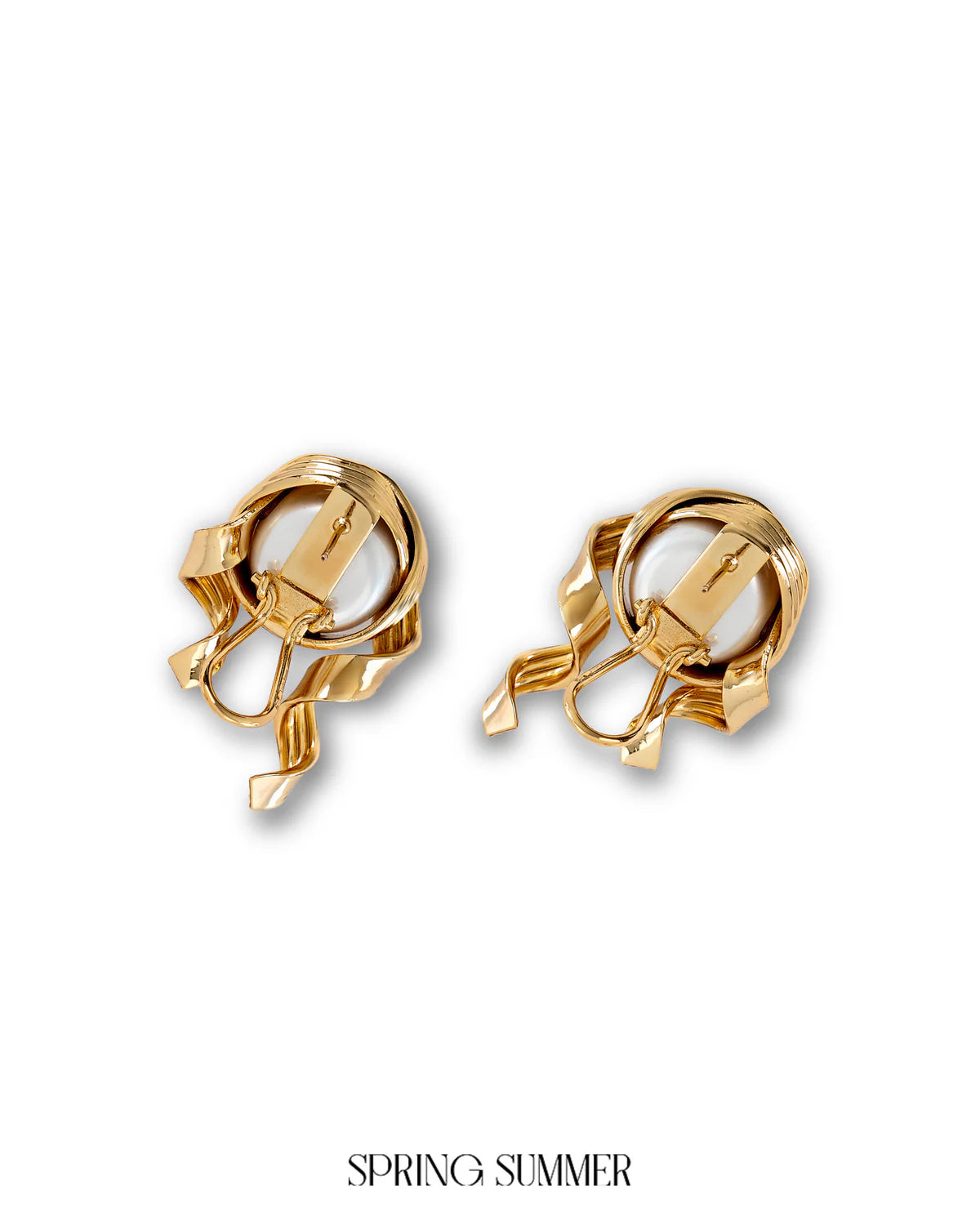 Twiddle Pearl Studs
