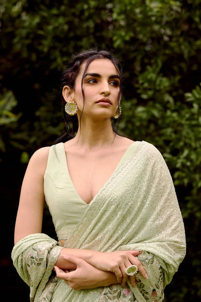 Two Tone bubbly crater studs Silver and Gold