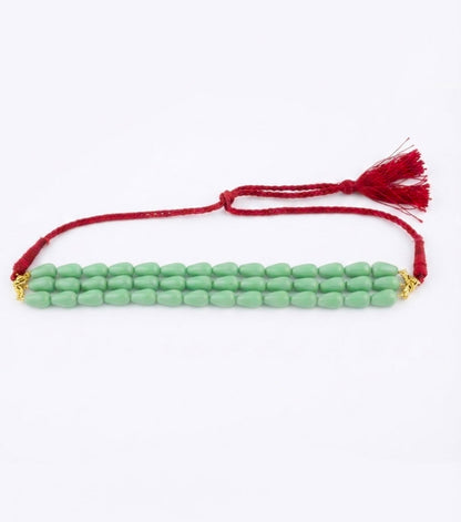 Verdant Tiered Bead Choker