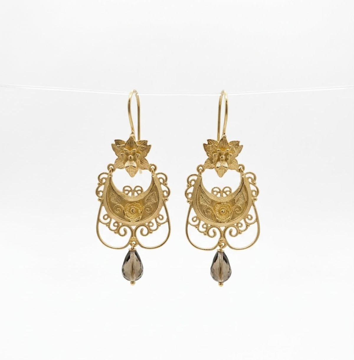 Vintage Onyx Earrings